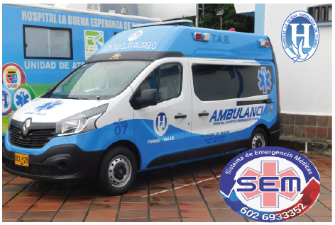 El Hospital La Buena Esperanza De Yumbo E.S.E Contamos con el Servicio de Sistema de Emergencia Médica. S.E.M Con el Apoyo articulado de la Secretaria de Salud. Estamos listo para atender sus emergencias médicas. Recuerden que nuestras ambulancias están destinadas exclusivamente para situaciones de emergencia. Su uso responsable es fundamental para garantizar que todos reciban la atención que necesitan en el momento oportuno. 602-6933352
